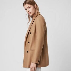 All Saints Astrid Blazer Camel Size 4